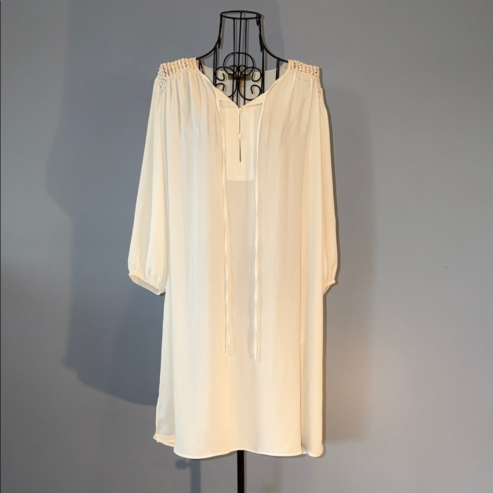 Elegant Cream Women's Top